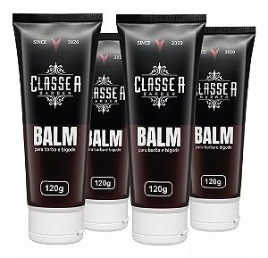 Kit Balm Atacado Classe A® Balm Barba Hidratada E Macia 4un