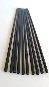 Kit 10 Varetas de Fibra PRETA