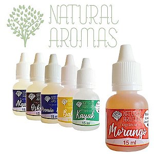 Kit 5 Fragrâncias Hidrossolúveis - 15ml