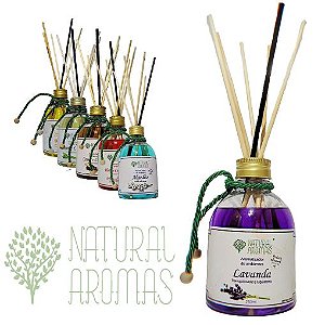 Kit 3 Difusores de Varetas 250ml - 6 Fragrâncias