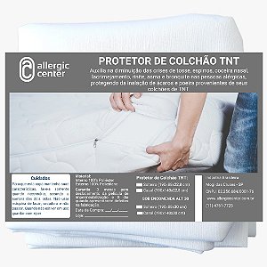 Capa de Colchão Solteiro Padrão TNT-PVC Allergic Center