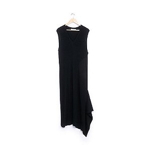Vestido longo preto em tricot ASOS - Tamanho XXXL