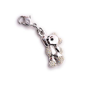Pingente Swarovski formato urso