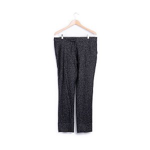 Calça de lá com fio metalizado DASLU BLACK LABEL