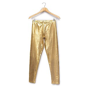 Calça Legging Dourada MARCA INDEFINIDA