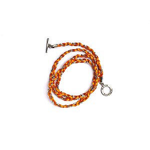 Pulseira de Enrolar no Braço Laranja ROSE BENEDETTI