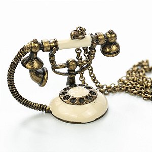 Colar Ouro Velho Telefone MARCA INDEFINIDA