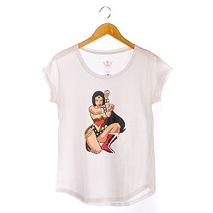 Camiseta MANNUSTORE mulher maravilha - G