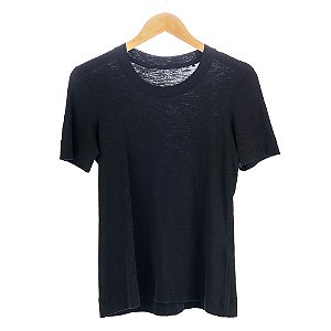 Camiseta preta LE LIS BLANC - tam 38