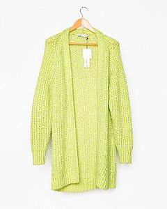 Casaco verde limão neon Zara