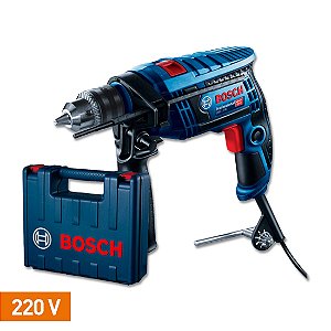 Furadeira de Impacto Bosch GSB 13 RE 220V  + Maleta + 5 Brocas