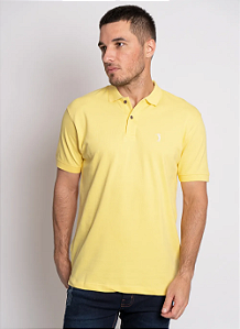 Aleatory Polo Piquet Stretch Amarelo