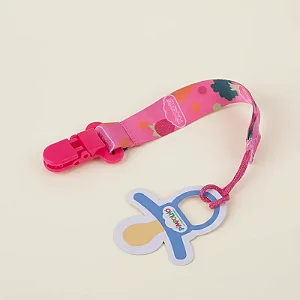 Prendedor De Chupeta Bebê Frutinha Rosa - Pimpolho