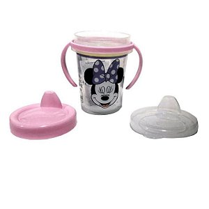 Copo Transição Infantil Minnie Baby Rosa - Plasútil