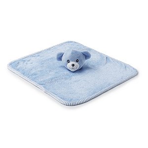 Naninha Bebê Microfibra Amiguinho Ursinho Azul - Loaní