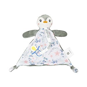 Naninha com Prendedor de Chupeta Pinguim - Pimpolho