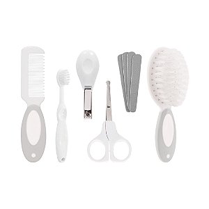 Kit Cuidados Baby com Estojo Branco 09 peças - Buba