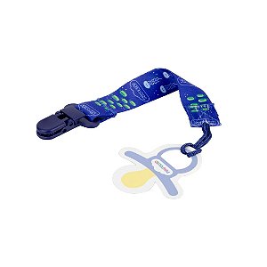 Prendedor De Chupeta Fundo Do Mar Azul - Pimpolho