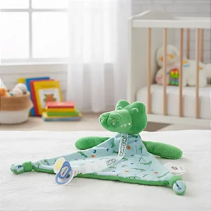 Naninha Bebê com Prendedor de Chupeta Jacarézinho - Pimpolho