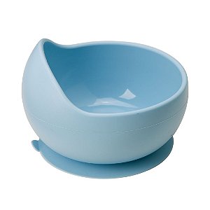 Pratinho Bowl em Silicone com Ventosa Azul - Buba