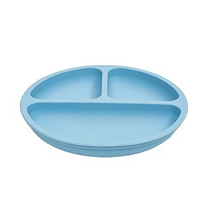 Pratinho em Silicone com Ventosas Azul - Buba
