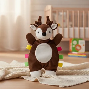 Naninha Bebê Microfibra Abraço Alce Marron - Loaní