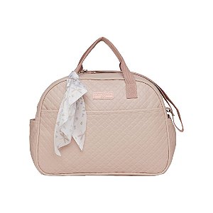 Bolsa Maternidade Grande Jardim Encantado Rosa - Pirulitando