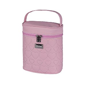 Porta Mamadeira Impermeável Rosa - Merver