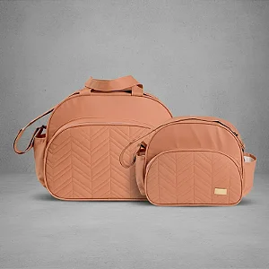 Kit 02 Bolsas Maternidade 1 Média e 1 Pequena Rose - Merver