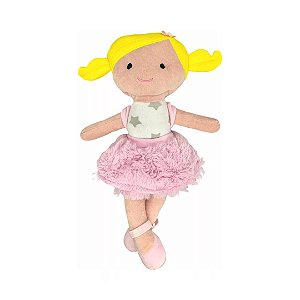 Pelúcia Boneca de Pano Lavável Antialérgica Malú Loira - Zip