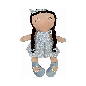 Pelúcia Boneca de Pano Lavável Antialérgica Nicole - Zip