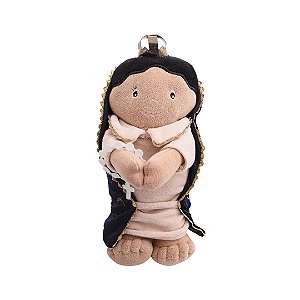 Pelúcia Boneca de Pano Antialérgica Nossa Senhora Aparecida - Zip