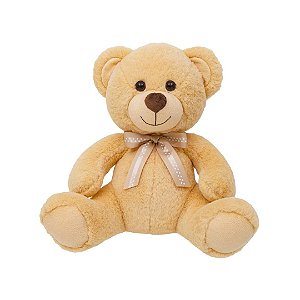 Pelúcia Infantil Ursinho Xodó Caramelo - Buba