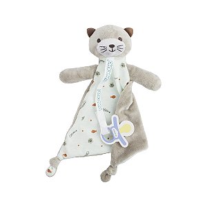 Naninha com Prendedor de Chupeta Gatinho - Pimpolho