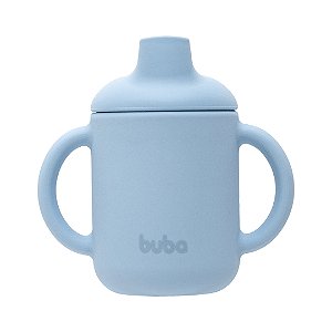 Copo de Transição em Silicone 120ml Azul - Buba