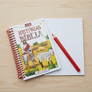 Livro Infantil 333 Histórias da Bíblia para Colorir 144 Pág.