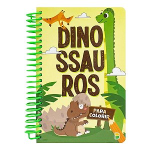 Livro Infantil 365 Dinossauros Para Colorir 288 Páginas