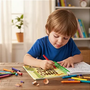 Livro Infantil 365 Dinossauros Para Colorir 288 Páginas