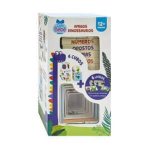 Livro do Bebê Amigos Dinossauros (Livrinhos+Bloquinhos)