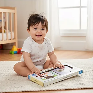 Livro do Bebê Meu Primeiro Livro de Quebra-Cabeça - Fazenda