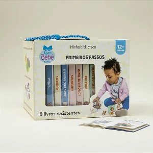 Minha Biblioteca Primeiros Passos 8 Livros Cartonados - Todolivro