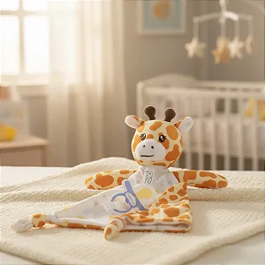 Naninha Bebê Com Prendedor De Chupeta Girafinha - Pimpolho