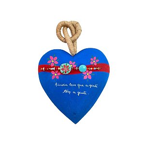 Coração da Gente G Azul Bic (25x16x3cm)