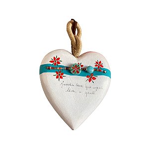 Coração da Gente G Branco (25x16x3cm)