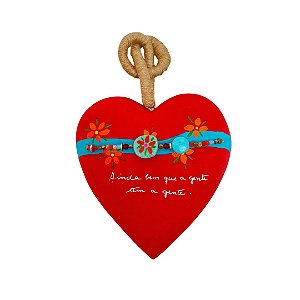 Coração da Gente G Vermelho (25x16x3cm)