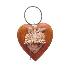 Coração Frida Natural (26x18cm)