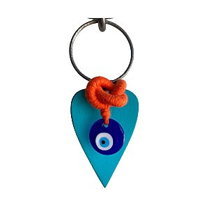 Coração Maia Turquesa (24x10cm)