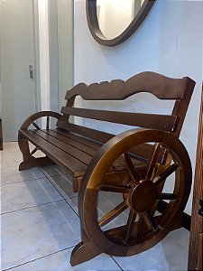 BANCO RODA CARROÇA (RODAS 50CM ø)