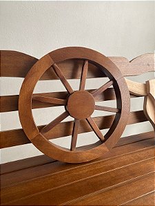 RODA CARROÇA DECORATIVA (50CM)