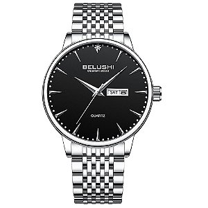 Relógio Masculino Belushi Luxo Importado Aço Inox Ajustavel